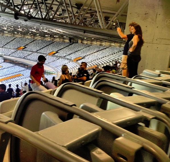 Cadeiras a instalar.