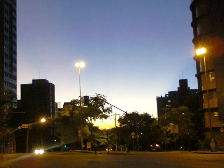 A hora mágica em BH.