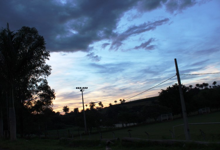 No caminho de volta.