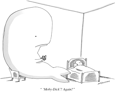 "Moby-Dick? De novo?"