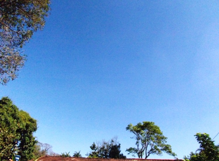 O céu que vejo com mais frequência há um ano :) (Foto: CMC)