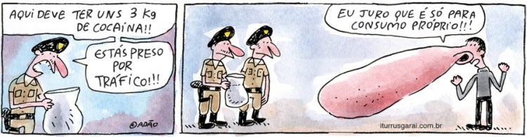 Charge do Adão publicada na "Folha" de 26.11.2013