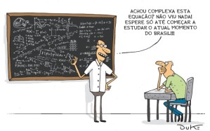 Charge do Duke no jornal "O Tempo" de 10.5.2016