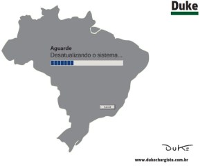 Charge do Duke no jornal "O Tempo" de 20.5.2016
