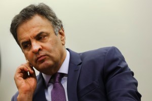 Aécio em 14.4.2016. Foto: Marcelo Camargo/Agência Brasil