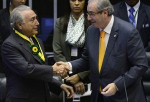 Temer e Cunha: dupla da pesada. Foto: Gustavo Lima/ Câmara dos Deputados