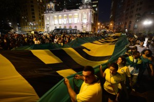 Protesto contra Dilma Roussef no Rio de Janeiro, em março. Foto: Fernando Frazão/Agência Brasil