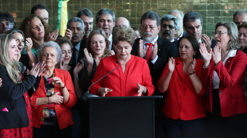 Dilma em seu pronunciamento nesta quarta-feira, 31 de agosto de 2016. Foto: Lula Marques/ AGPT