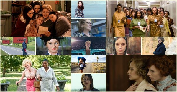 Cenas de alguns filmes com mulheres fortes ou inspiradoras de alguma forma.