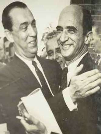 JK e seu amigo Affonso. Foto: arquivo pessoal