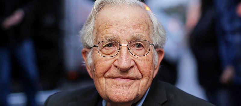 Retrato de Noam Chomsky