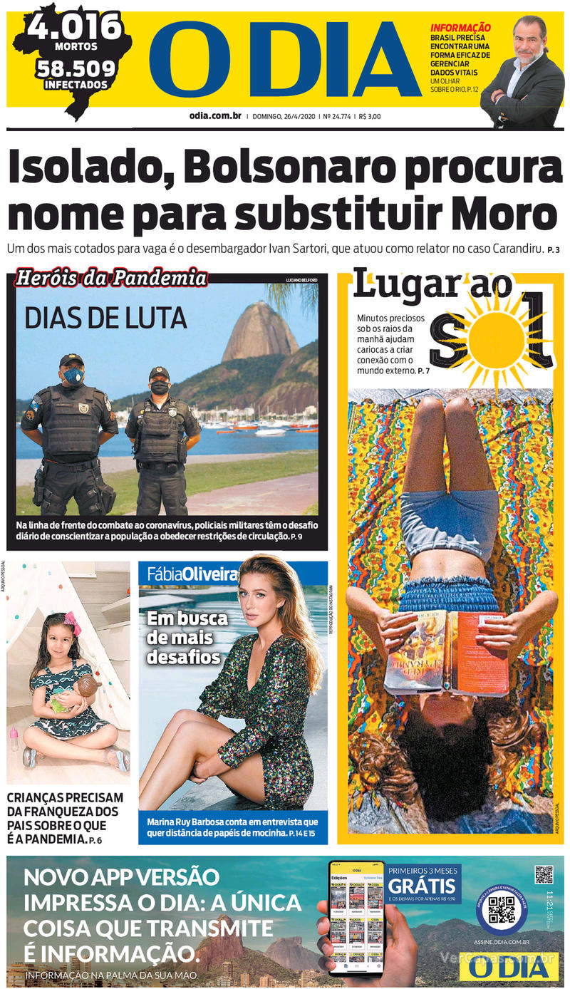 capa-jornal-o-dia-26-04-2020-817 – blog da kikacastro