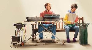 Cena do filme 'Já Fui Famoso', ou 'I Used to be Famous', da Netflix.