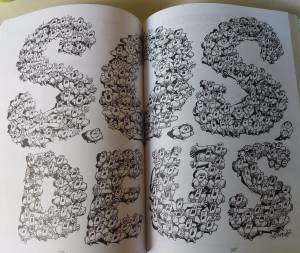 Charge do Ziraldo no jornal 'O Pasquim', feita durante a ditadura militar no Brasil: SOS DEUS