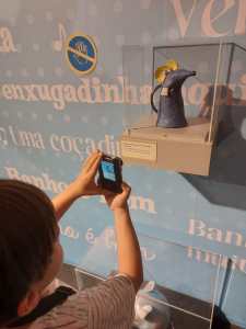 Exposição do Castelo Rá-tim-bum: Luiz ficou todo feliz e saiu fotografando tudo