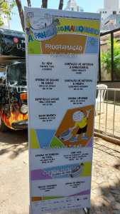 O evento A Panela do Maluquinho, na rua Congonhas, em 12.10.2022