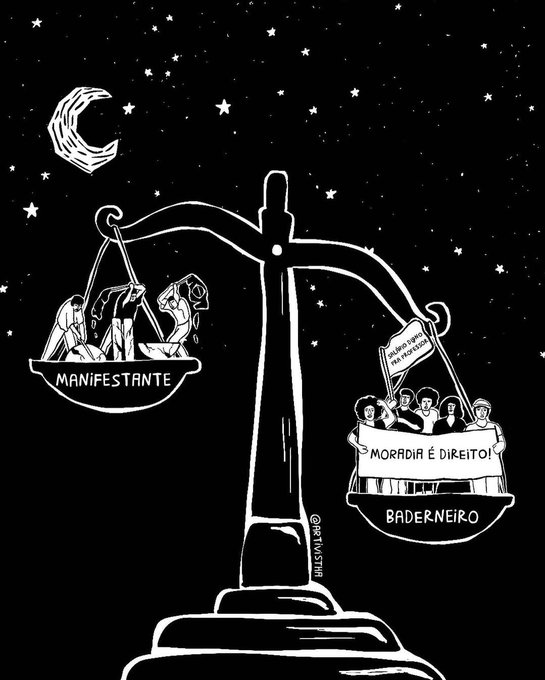 Charge de Artivistha sobre atos terroristas e golpistas em Brasília, em 8/1/2023.