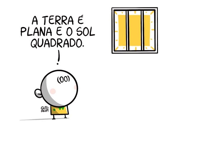 Charge de Guto Respi sobre atos terroristas e golpistas em Brasília, em 8/1/2023.