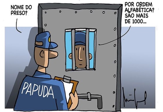 Charge de Miguel Paiva sobre atos terroristas e golpistas em Brasília, em 8/1/2023.