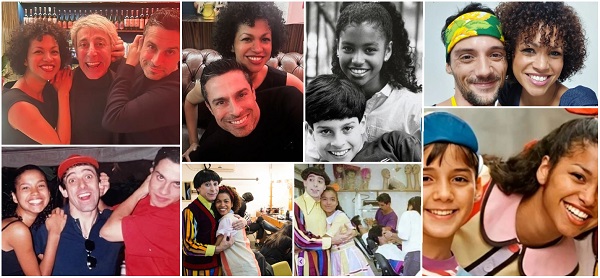 Várias fotos incríveis que a atriz Cinthya Rachel, a Biba de Castelo Rá-Tim-Bum, postou em seu Instagram, mostrando a passagem do tempo, ao lado dos atores que fazem Nino, Zequinha e Pedro.