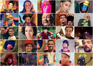 O elenco da série Castelo Rá-Tim-Bum, em fotos da época (anos 1990) e mais recentes, de 2022/23.