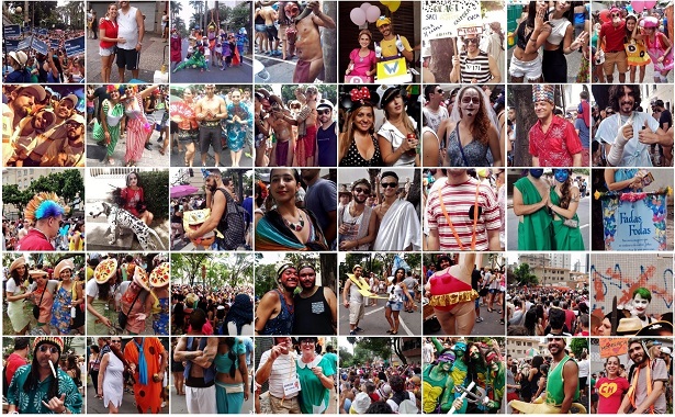 Fantasias de Carnaval de vários tipos, clicadas por esta blogueira nas festas de Belo Horizonte, entre 2015 e 2016.