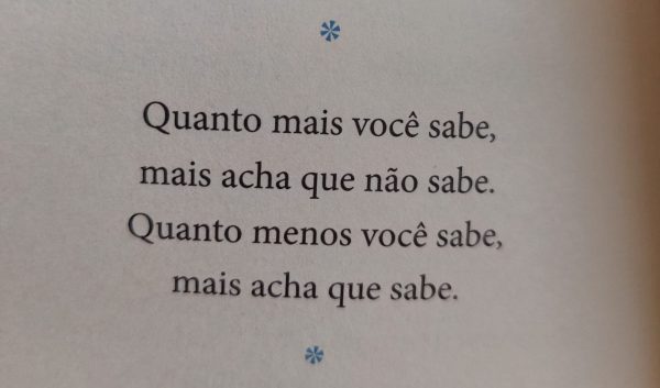Pensamento de Haemin Sunim no livro 'As Coisas que você só vê quando desacelera'.