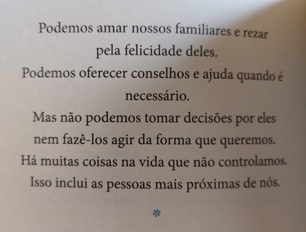 Pensamento de Haemin Sunim no livro 'As Coisas que você só vê quando desacelera'.