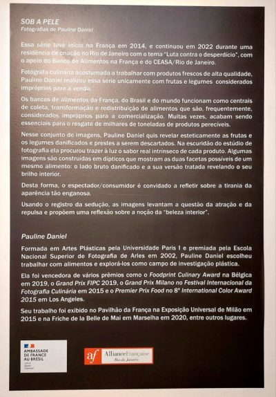Explicação da exposição 'Sob a Pele', de Pauline Daniel.