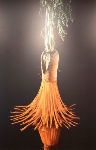 Cenoura na exposição 'Sob a Pele', de Pauline Daniel.