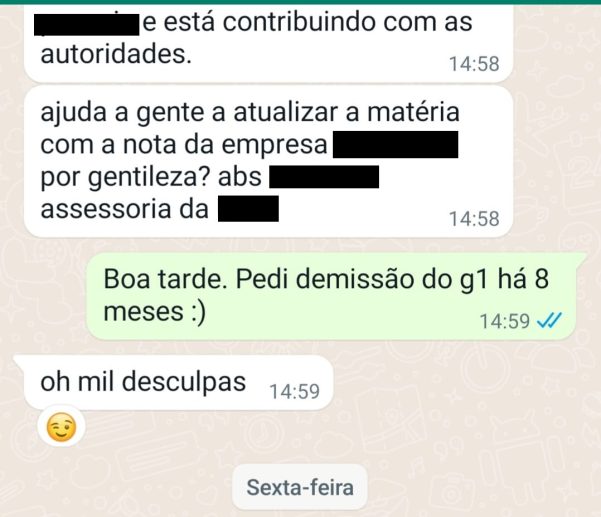 Dica para assessores de imprensa: o destinatário do WhatsApp