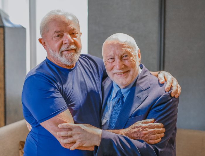Presidente da República, Luiz Inácio Lula da Silva, durante audiência com o Professor Domenico de Masi, em Roma, Itália, em 20.6.2023. Foto: Ricardo Stuckert/PR
