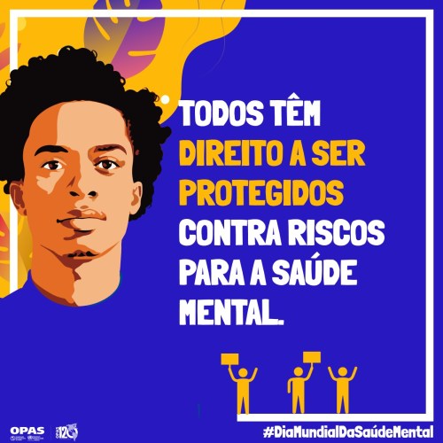 Dia Mundial da Saúde Mental 2023 - 10 de outubro - material da campanha de 2023 da Opas e OMS