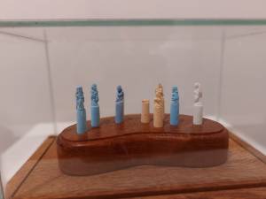 Presépio que faz parte da mostra com 50 vencedores do Concurso de Presépios da FAOP, que estão expostos no CCBB-BH até 6 de janeiro de 2024.