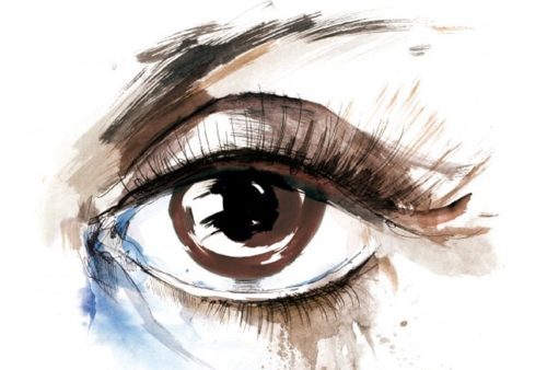 Ilustração de Aron Balmas na capa do livro Olhos D'água, de Conceição Evaristo