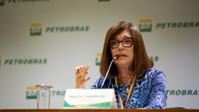 Primeira entrevista da nova presidente da Petrobras, Magda Chambriard, na sede da empresa. Foto: Rafael Pereira / Agência Petrobras - 27.5.2024