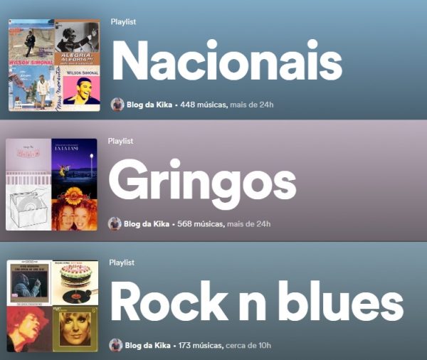 A #playlist da minha vida