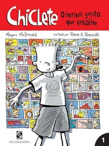 Capa do primeiro livro da coleção do Chiclete