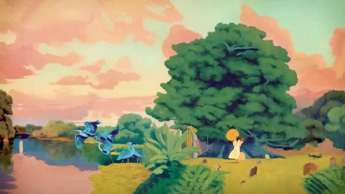 A pintura de David de las Heras, que ilustra a capa do livro póstumo de Gabriel García Márquez, "Em Agosto nos Vemos".