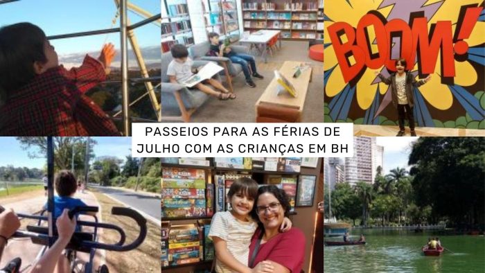 15 passeios para as férias de julho com as crianças em BH