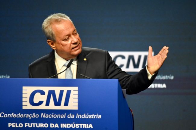 Ricardo Alban na cerimônia de posse como presidente da CNI (Confederação Nacional da Indústria). Foto: CNI / Divulgação