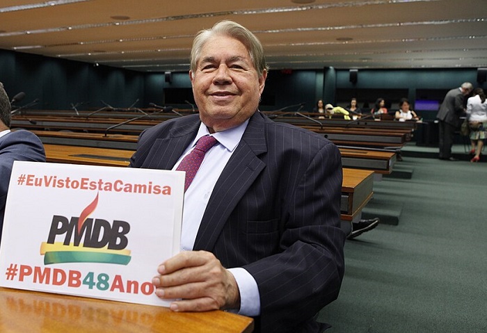 Newton Cardoso em foto de 2000. Crédito: Wendel Lopes/PMDB