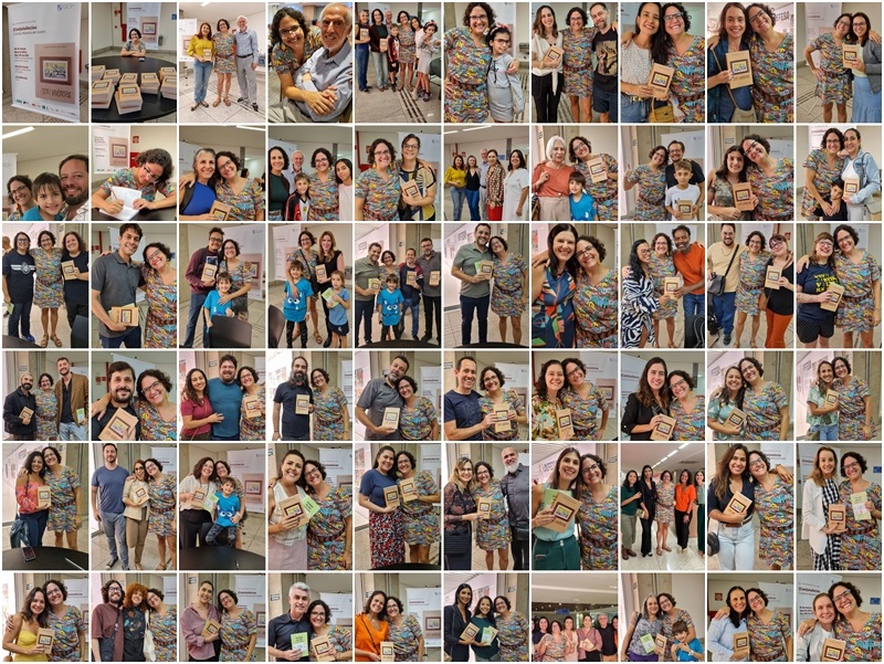 Algumas das pessoas queridas que compareceram ao meu aniversário de 40 anos, que também foi lançamento do meu livro "(Con)vivências". Fotos: arquivo pessoal