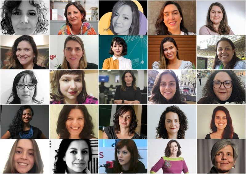 Algumas das mulheres que fizeram a diferença na minha vida profissional. Fotos: Reprodução / LinkedIn