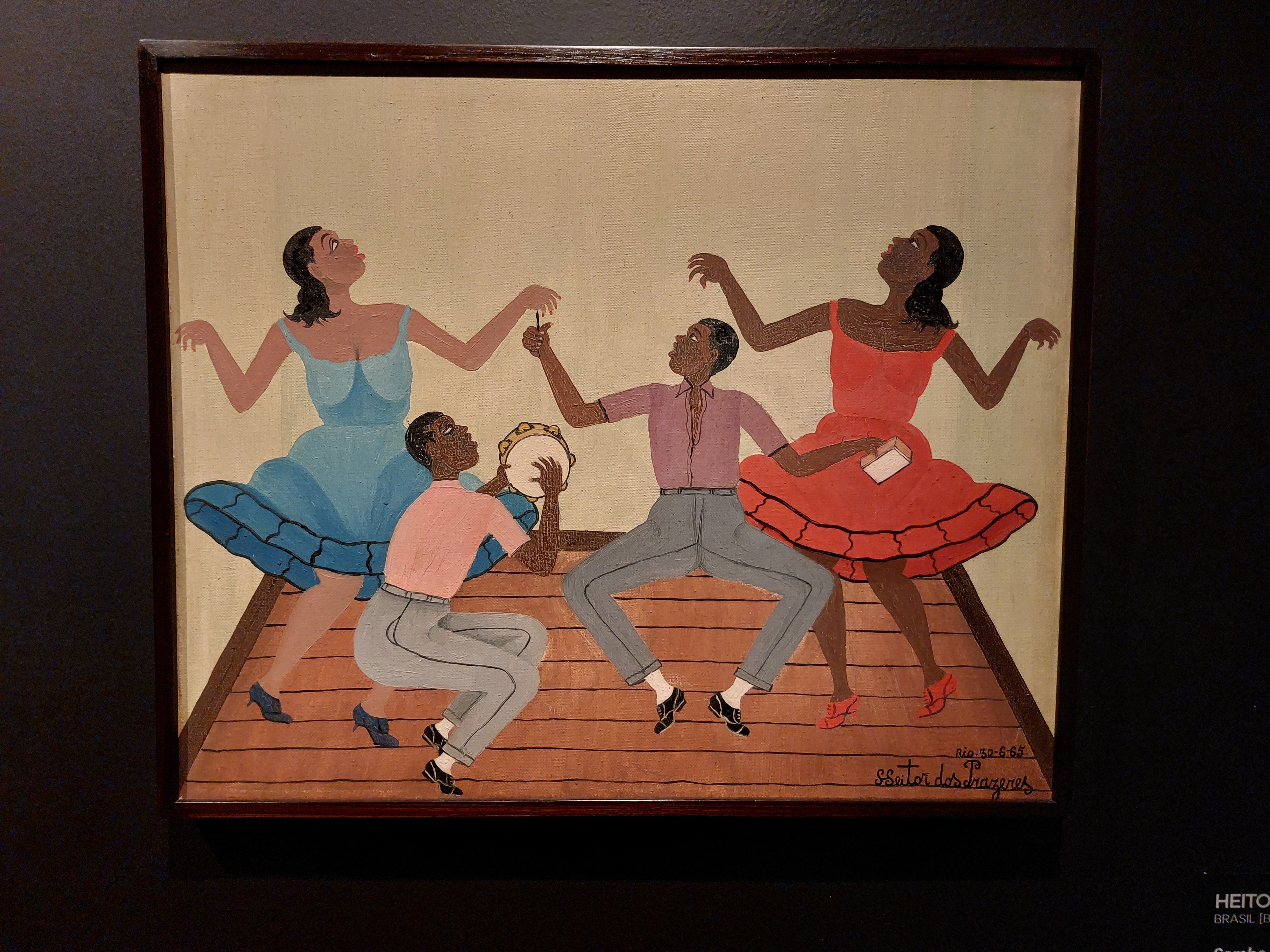 Obra da exposição Ancestral, no Centro Cultural Banco do Brasil de Belo Horizonte (CCBB-BH). Foto: CMC / blog da kikacastro - abril de 2025