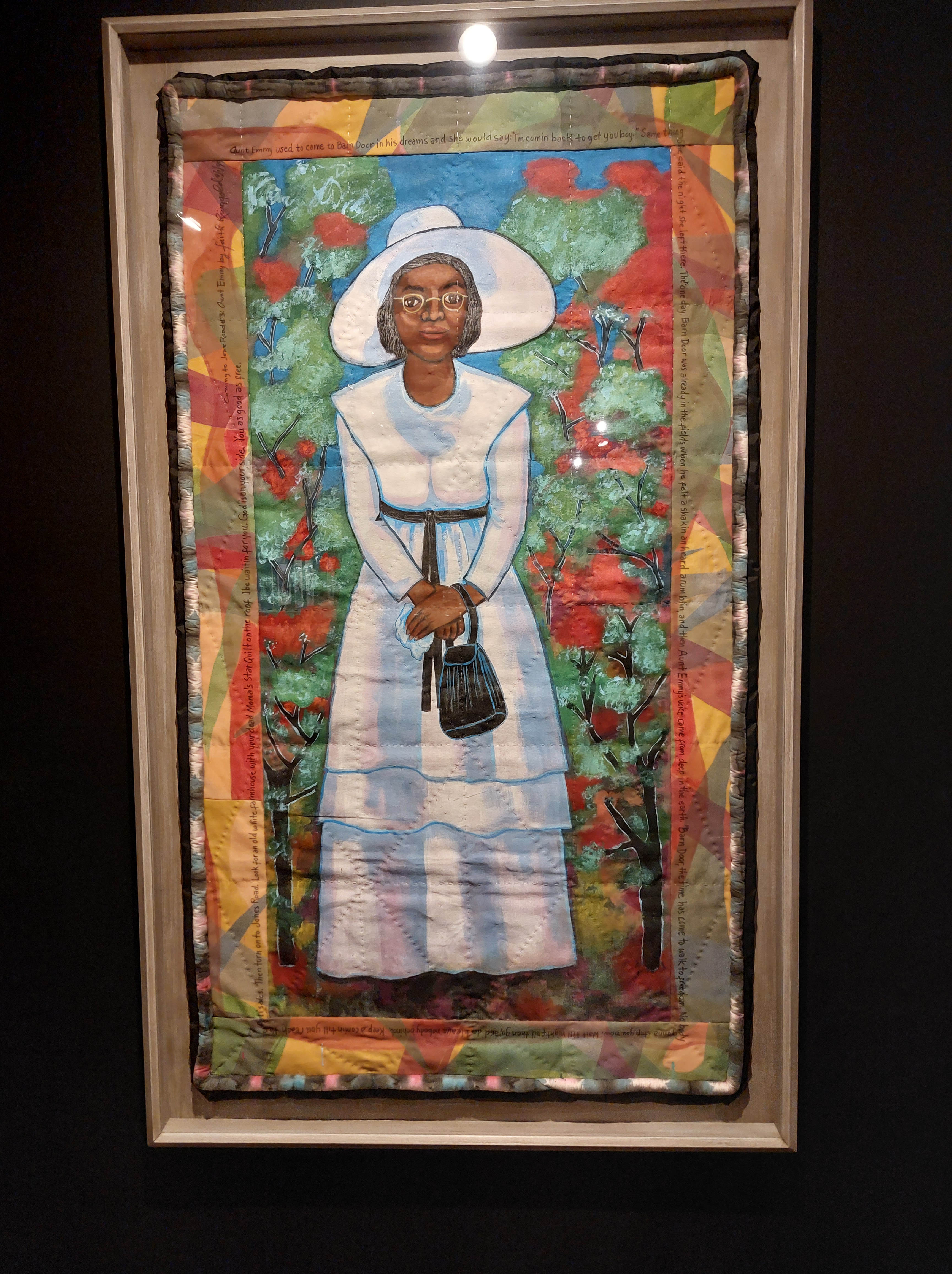 Obra da exposição Ancestral, no Centro Cultural Banco do Brasil de Belo Horizonte (CCBB-BH). Foto: CMC / blog da kikacastro - abril de 2025