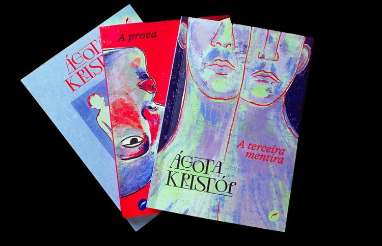 As ilustrações de capa dos livros da trilogia dos gêmeos, de Ágota Kristóf, pela editora Dublinense são de Luisa Zardo.