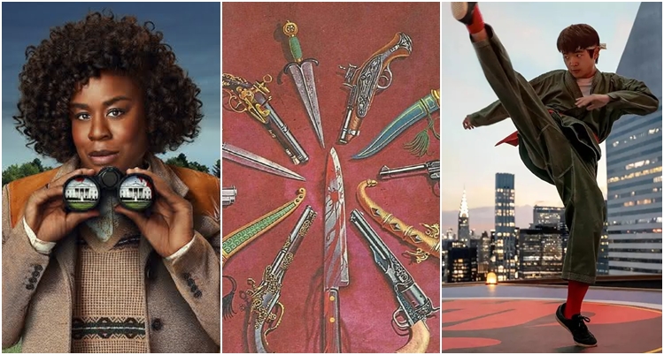 Série Assassinato na Casa Branca, livro Convite para um Homicídio e filme Karatê Kids Lendas: três dicas culturais da semana, em imagens de divulgação.