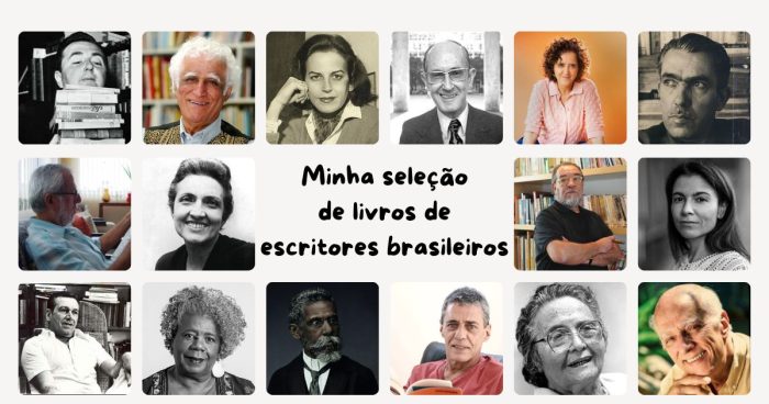 Alguns dos bons escritores brasileiros que já li, clássicos ou contemporâneos, resenhados no meu blog.