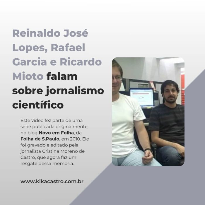 Repórteres de Ciência da Folha falam sobre jornalismo científico